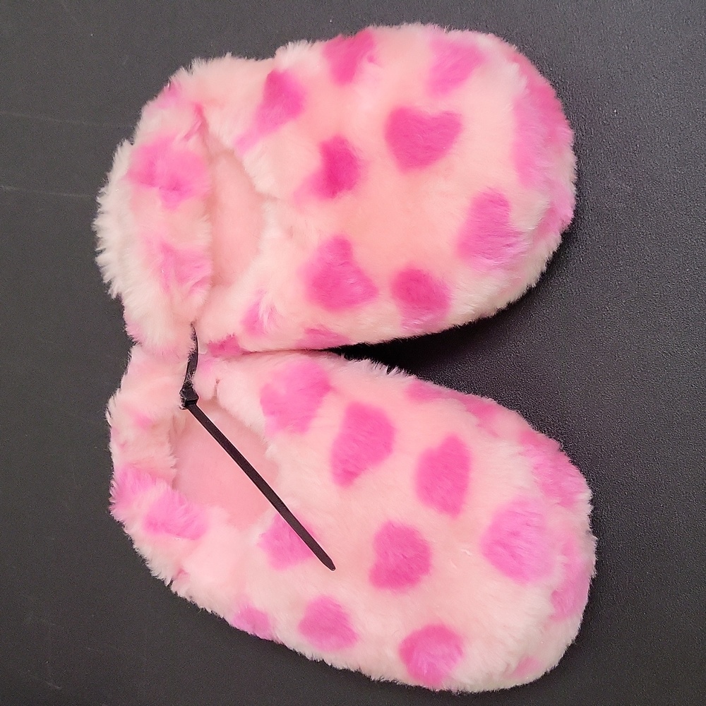 Kid Connection Pink Heart, Heel Strap, Slipper